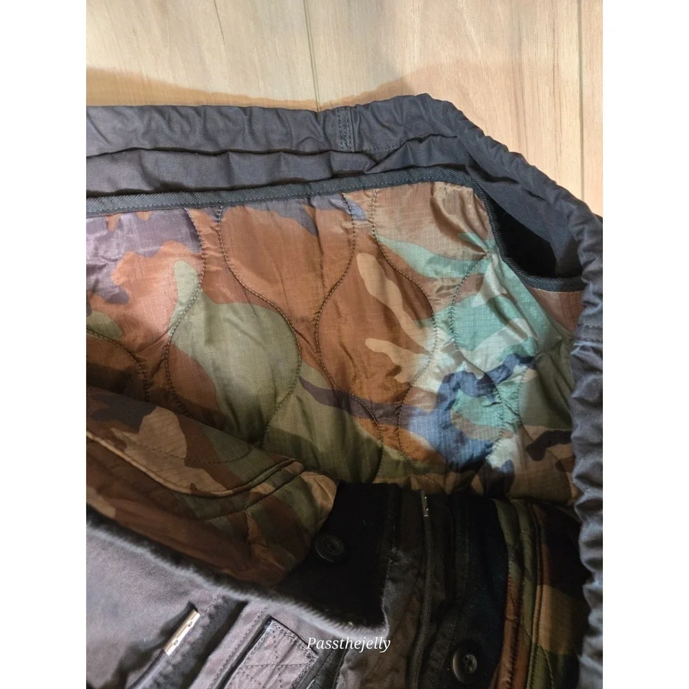 Polo Ralph Lauren Jacket Mens Large Field Camo Reveresable Liner Chore NWT